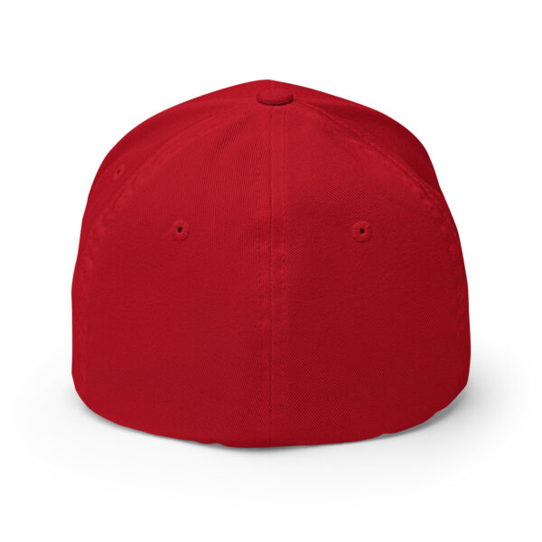 Closed-Back Fitted Structured Twill Cap - Image 9