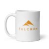 White glossy mug