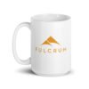 White glossy mug