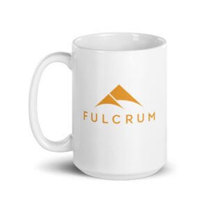 White glossy mug
