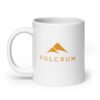 White glossy mug