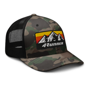 Camouflage trucker hat